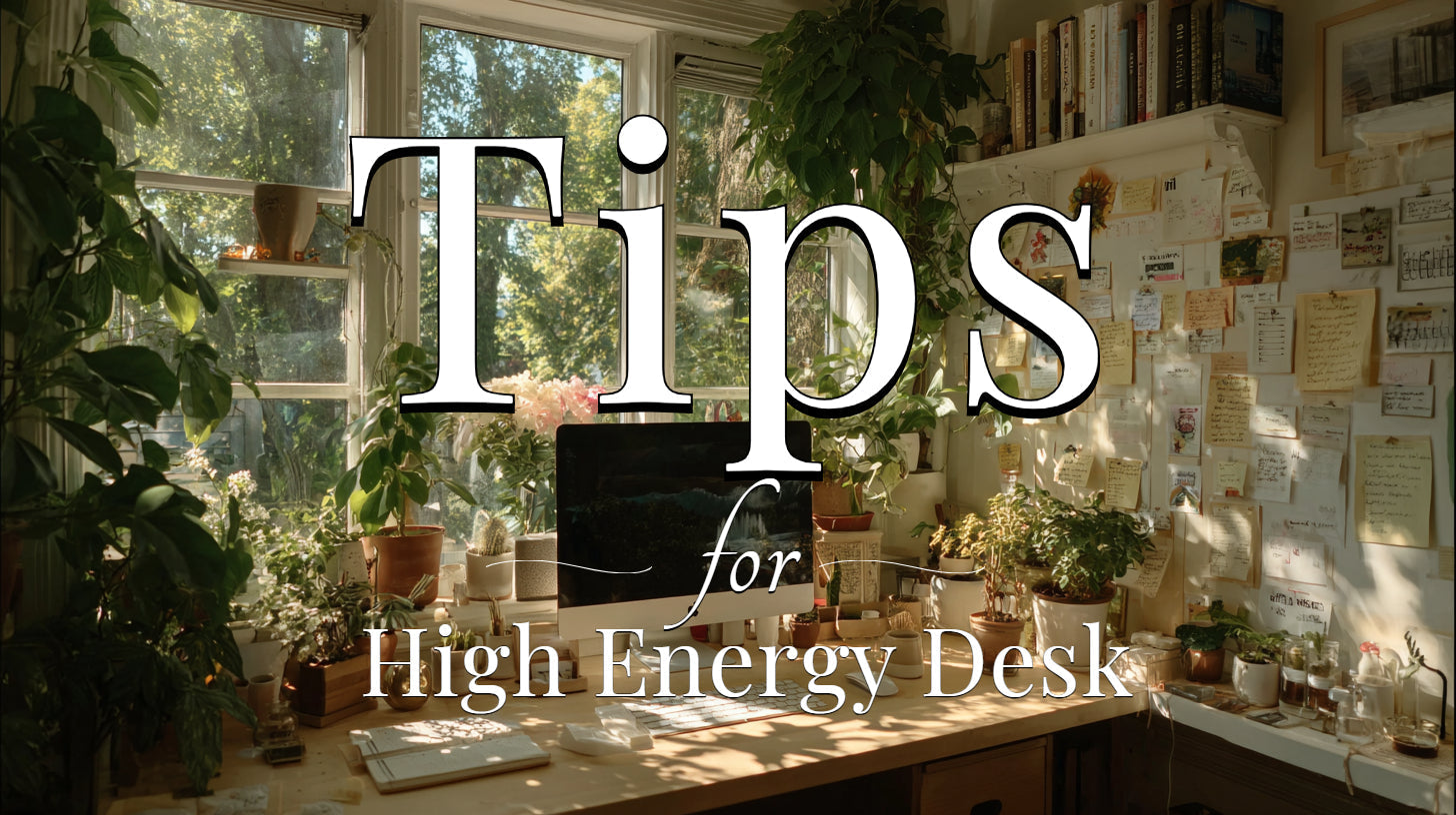 Quick Feng Shui Tips for a High Energy Desk